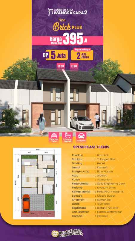 rumah murah hanya 5jt an