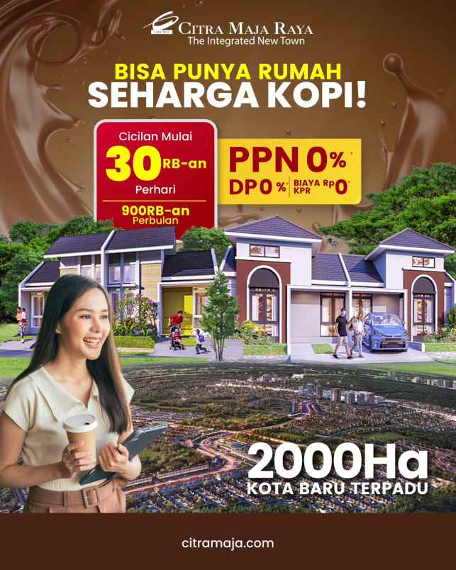 rumah murah siap huni citra maja raya