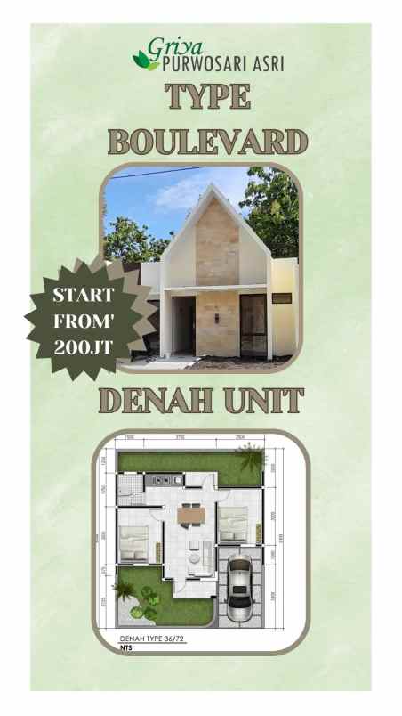 rumah murah wonogiri kota promo