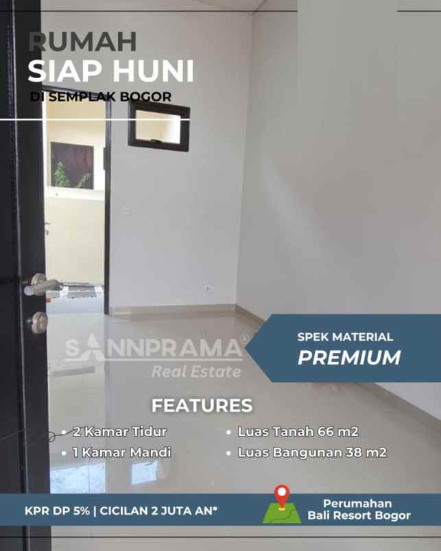 rumah ready free biaya2 di bali resort bogor rn