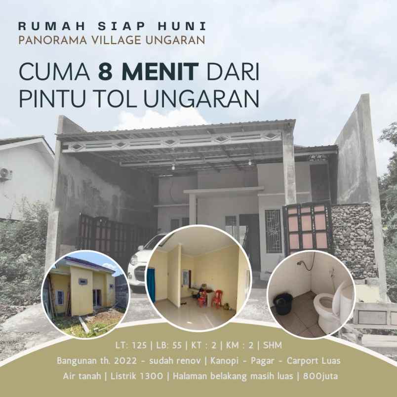 rumah second siap huni di ungaran