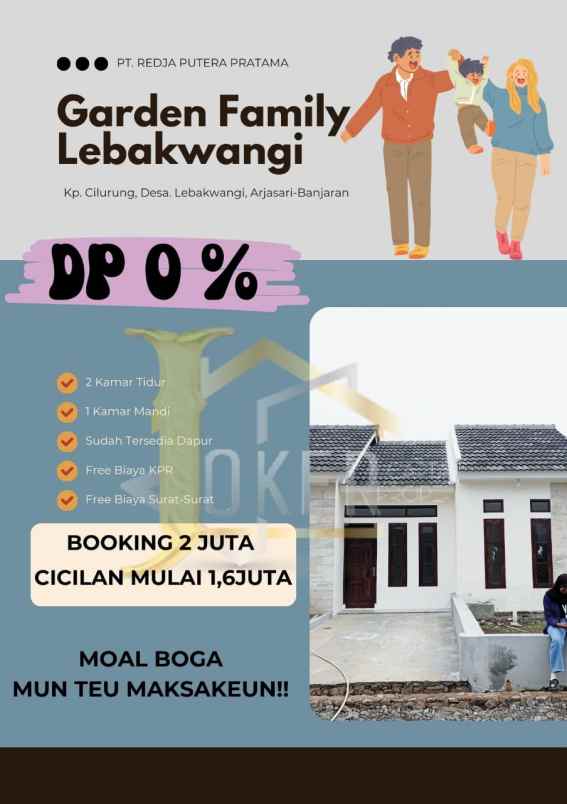 rumah siap huni kpr dp 0 rupiah