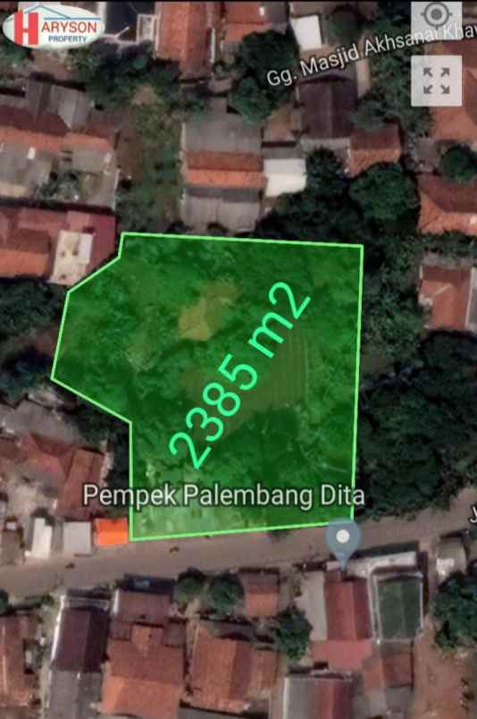 tanah industri 2385 m2 cikarang barat