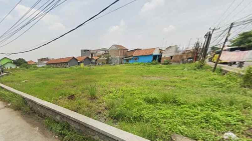 tanah jalan raya industri pasirgombong cikarang utara
