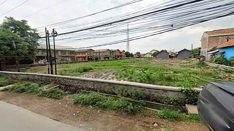 tanah jalan raya industri pasirgombong cikarang utara