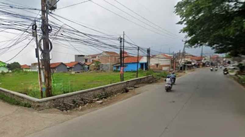 tanah jalan raya industri pasirgombong cikarang utara