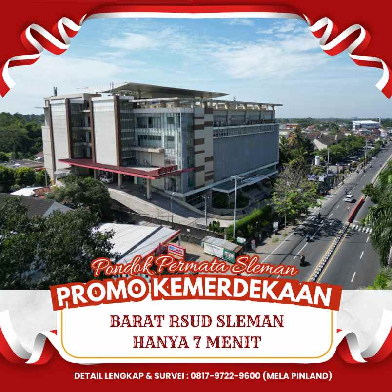 tanah kavling promo 220 jutaan utara pemda sleman