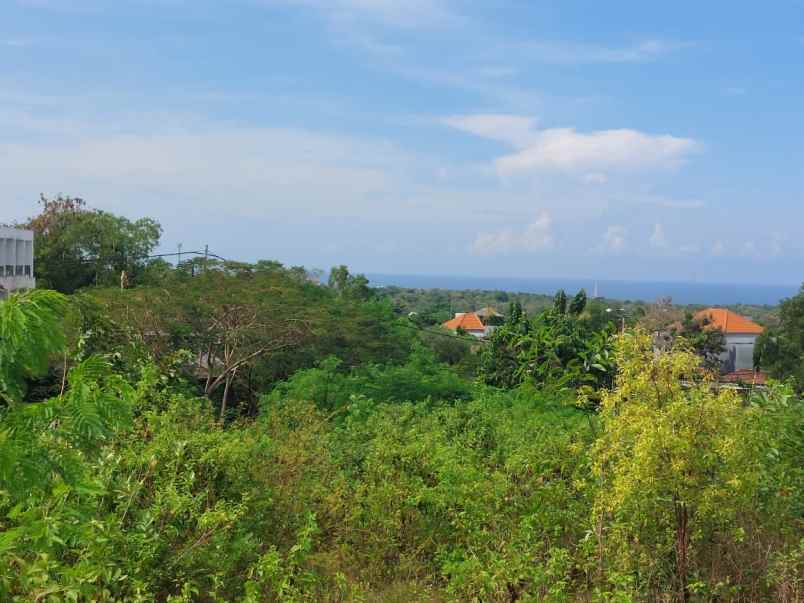 tanah ocean view di kawasan ungasan kuta selatan bali