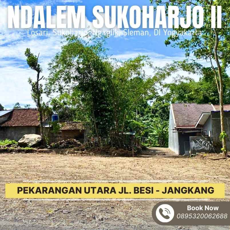 tanah pekarangan 2 juta meter dekat jl kaliurang km 13