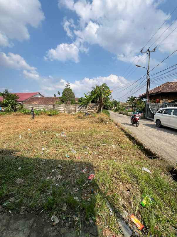 tanah pinggir jalan kota kemuning palembang