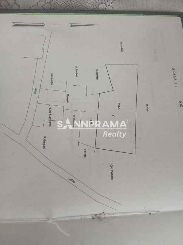 tanah siap bangun strategis dekat pasar parung bogor