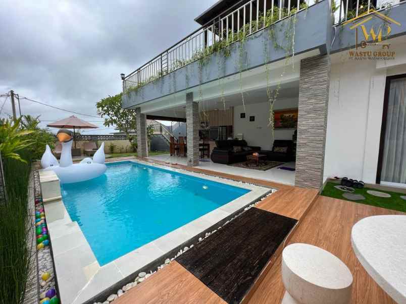 villa fully furnish di ungasan bali view laut melasti