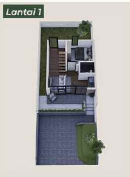 villa trawas view pegunungan