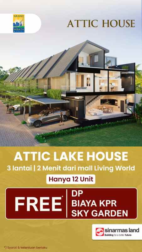 z living attic house grand wisata bekasi