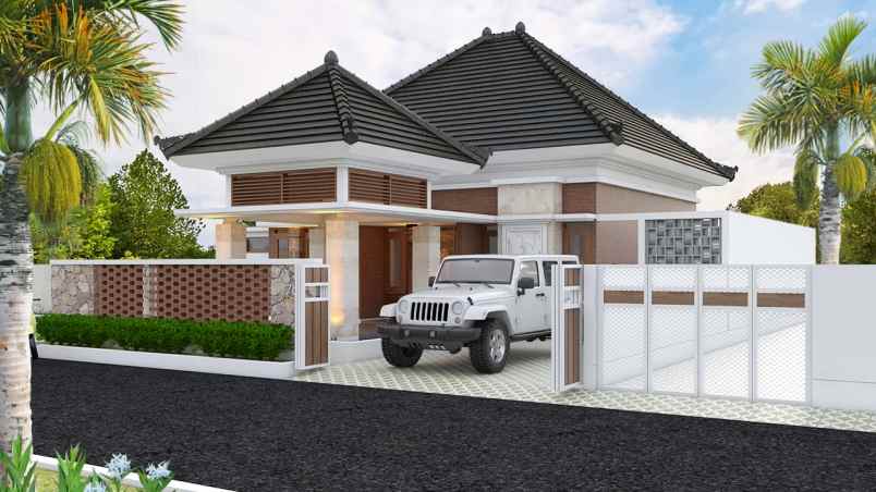 2 unit siap bangun rumah mewah private pool di sleman