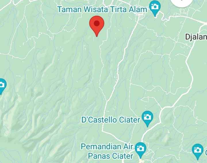 5500 m2 tempat wisata villa sagalaherang subang