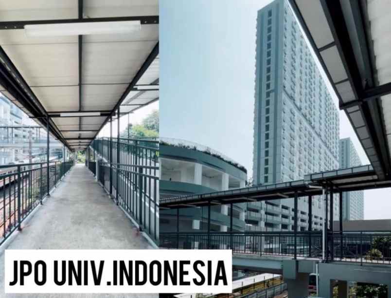 apartemen nempel stasiun dan universitas indonesia