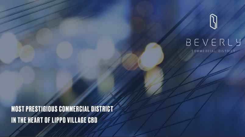 beverly commercial district at lippo village cbd