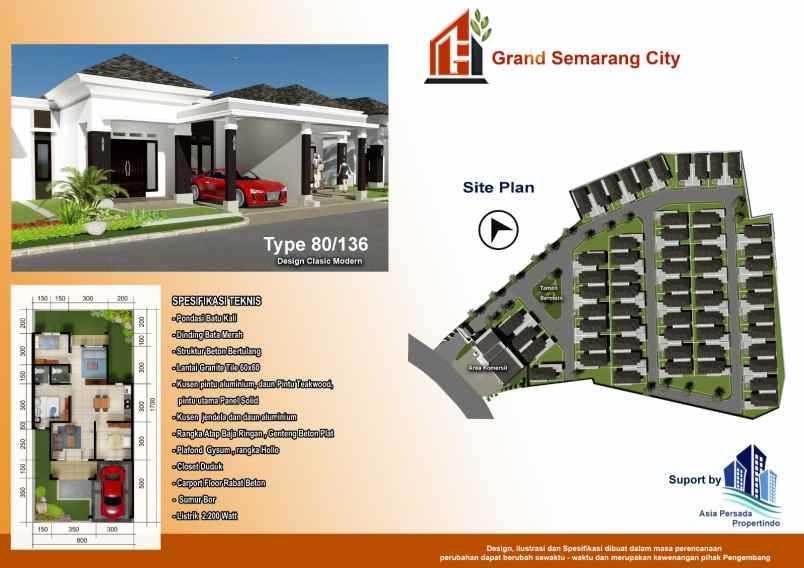 cluster modern mewah harga terjangkau