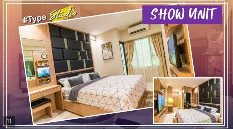 dijual cepat apartemen studio di baloi apartment