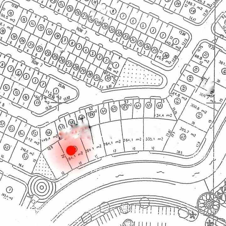 dijual kavling bukit palma blok c luar cluster