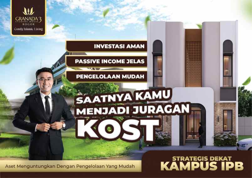 dijual kost danau situ gede kampus ipb