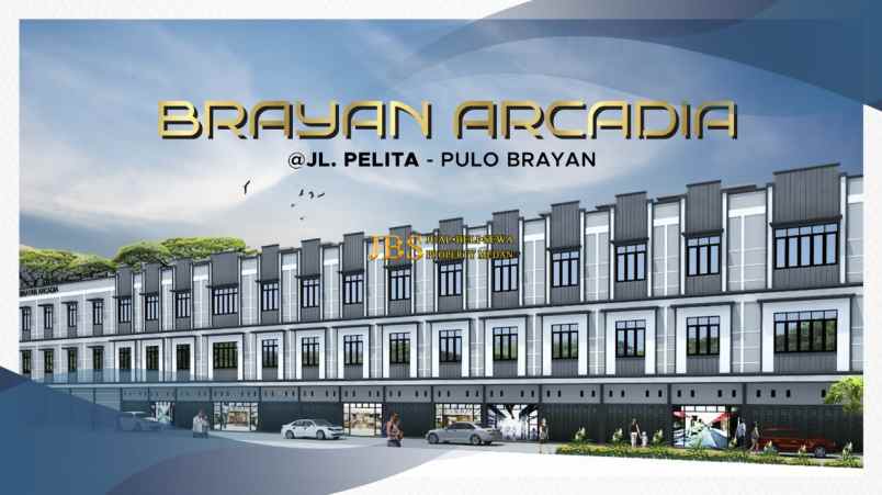 dijual ruko gudang kantor brayan arcadia jalan