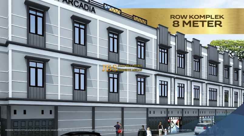 dijual ruko gudang kantor brayan arcadia jalan