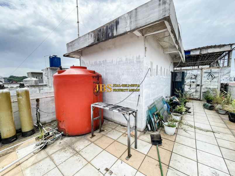 dijual ruko gudang kantor jalan karya wisata