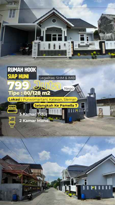 dijual rumah 1 km pamella 7