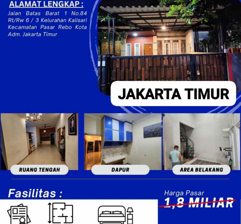 dijual rumah bagus murah jakarta timur