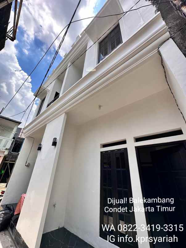 dijual rumah balekambang condet