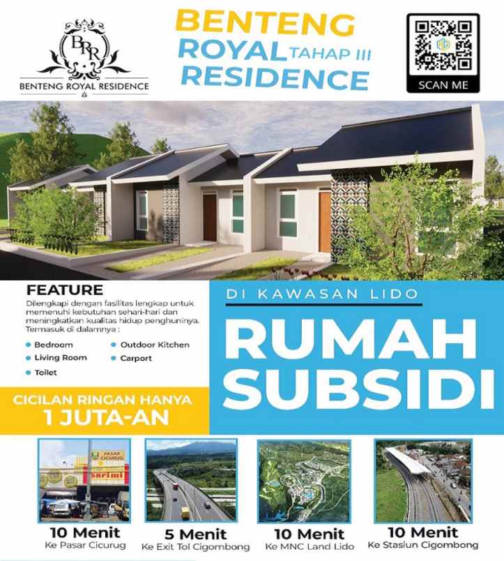 dijual rumah benteng royal residence