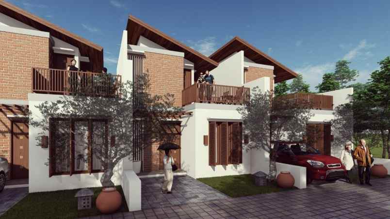 dijual rumah berkonsep tropikal bali di bandung barat