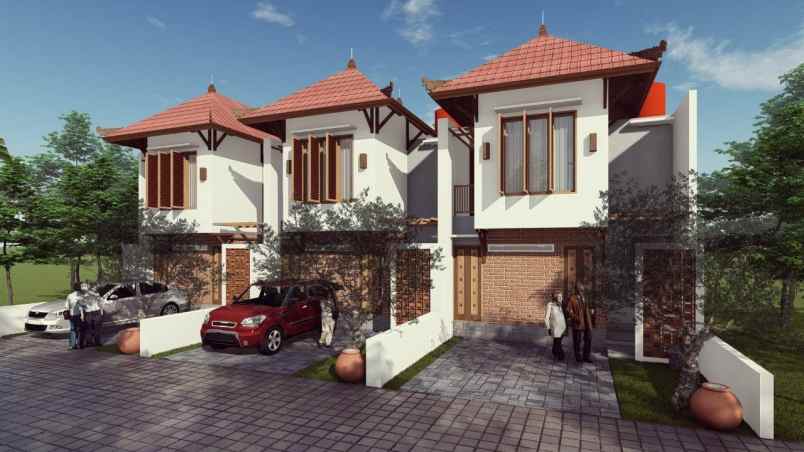 dijual rumah berkonsep tropikal bali di bandung barat