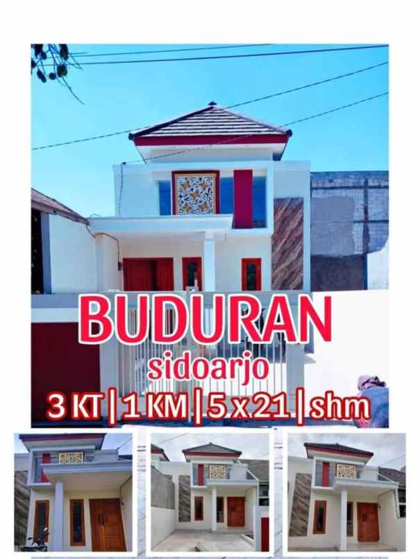 dijual rumah buduran sidoarjo