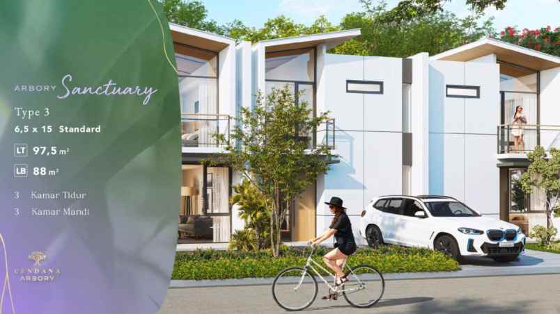 dijual rumah cendana arbory lippo homes