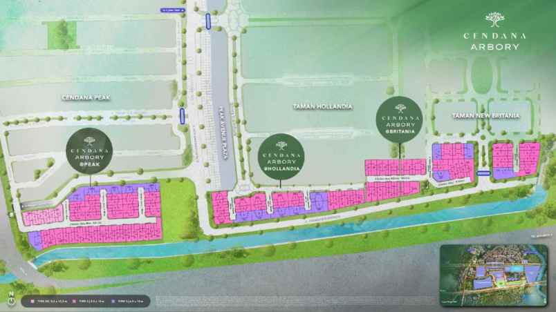 dijual rumah cendana arbory lippo homes