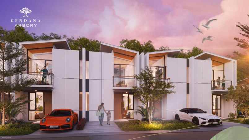 dijual rumah cendana arbory lippo homes