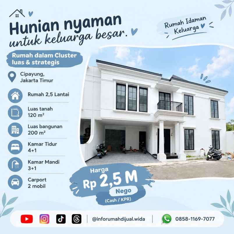 dijual rumah cipayung