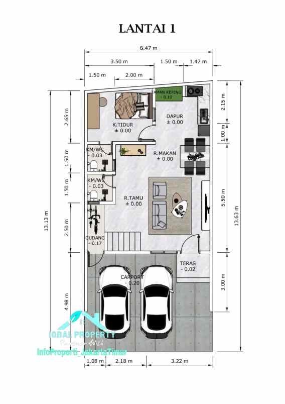 dijual rumah cipinang jaya