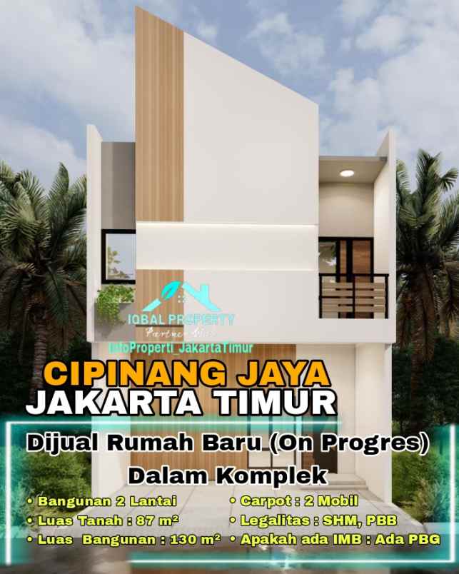 dijual rumah cipinang jaya