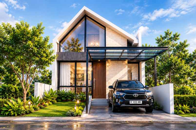 dijual rumah cluster discus perumahan