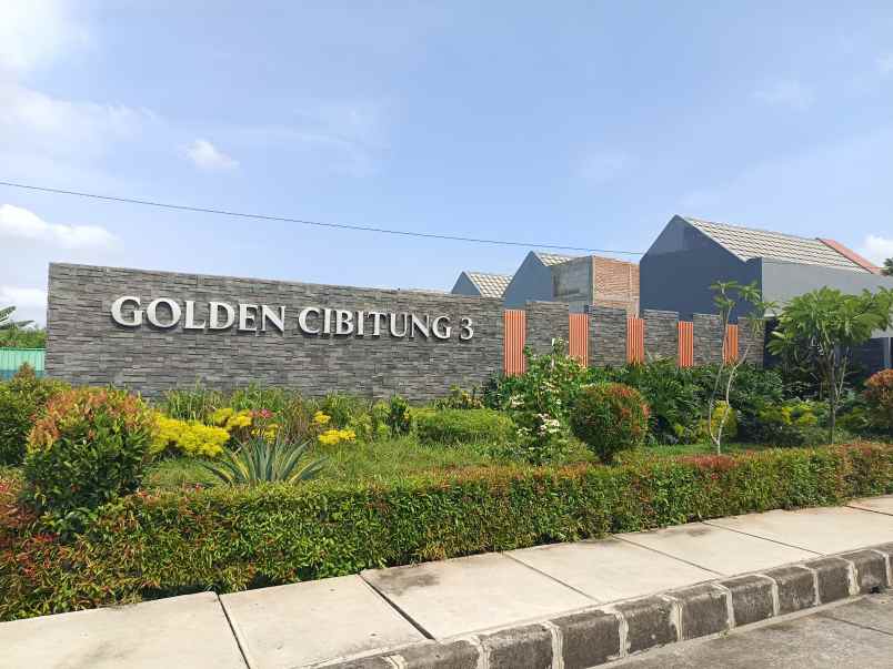 dijual rumah cluster golden cibitung jl