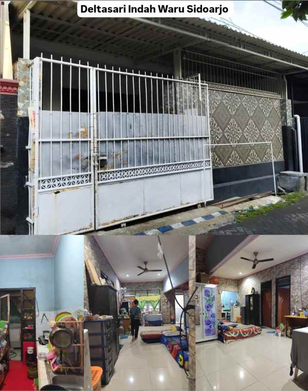 dijual rumah deltasari indah waru