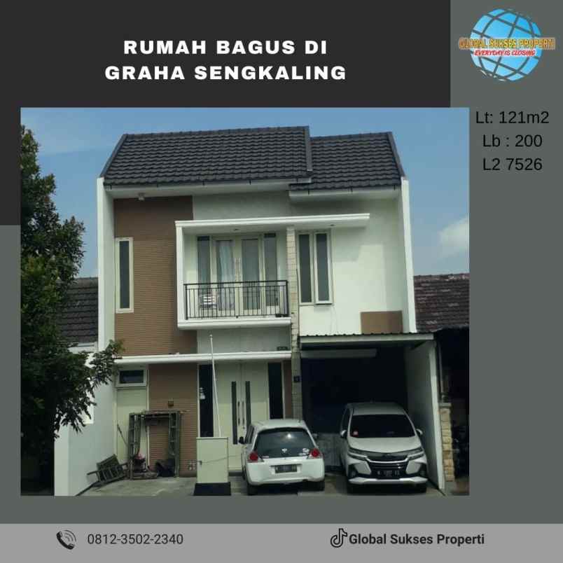 dijual rumah graha sengkaling