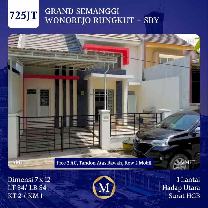 dijual rumah grand semanggi