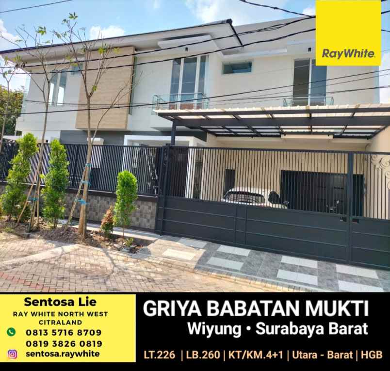 dijual rumah griya babatan mukti