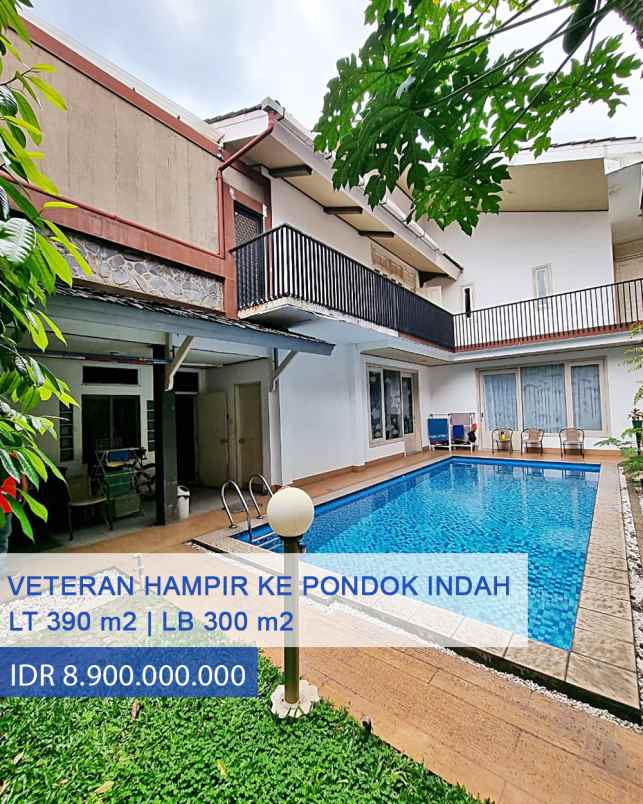 dijual rumah hampir ke pondok indah