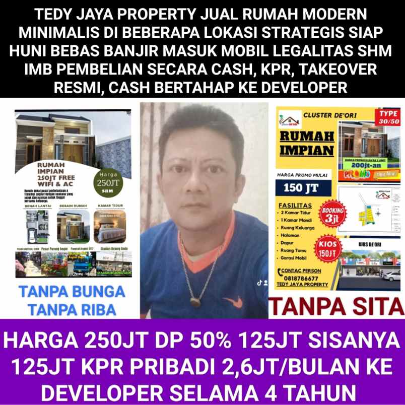 dijual rumah inkopad sasakpanjang